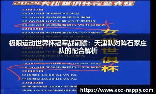 极限运动世界杯冠军战前瞻：天津队对阵石家庄队的配合解析